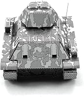 Vista 4 de Metal Earth T-34 Tank 3D Metal Modelo Kit Fascinaciones