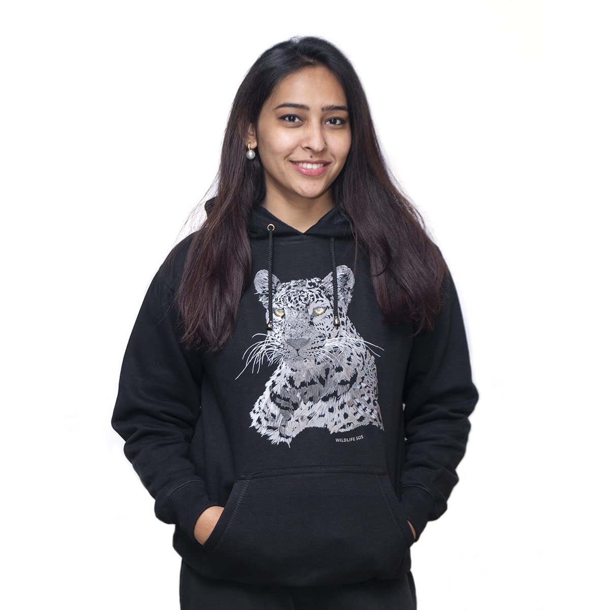 WILDLIFE SOSLeopard Print Unisex Hoodie