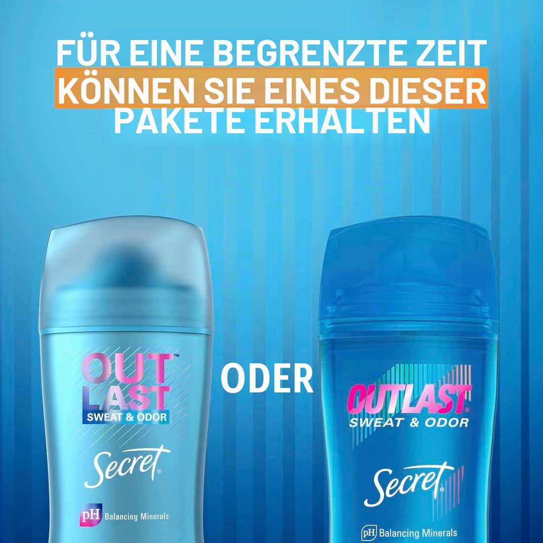 Secret Outlast Clear Gel Antiperspirant Deodorant for Women, Completely Clean, 2.6 oz (Pack of 4)