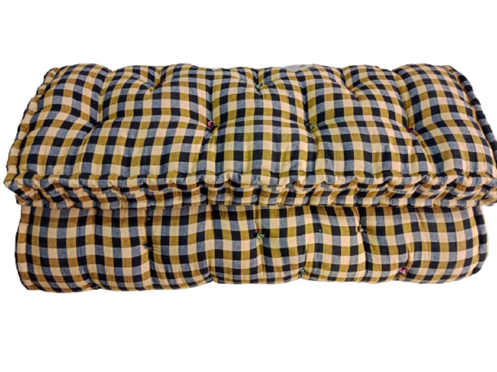 Box Type Soft Cotton Foldable Bed Mattress, Firm Gadda for Floor & Bed, Super King Size Mattress-image-41