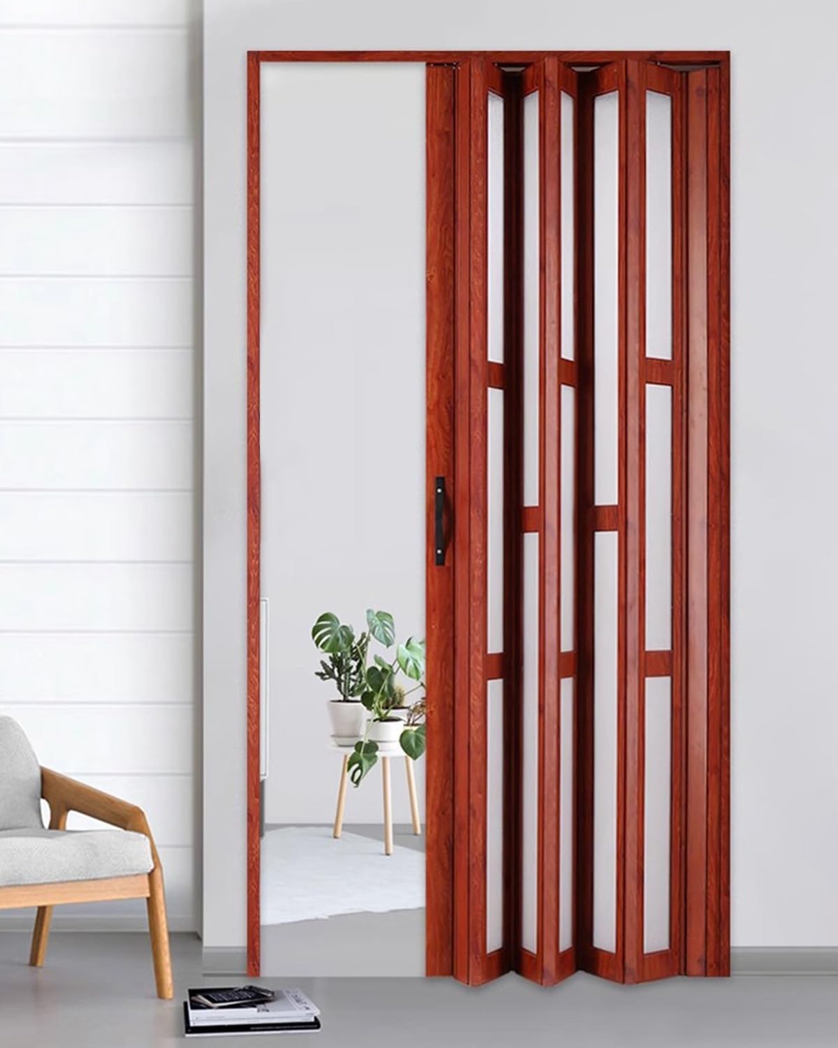 Amazon.com: ZIMGOD Accordion Door Wood Grain Folding Door