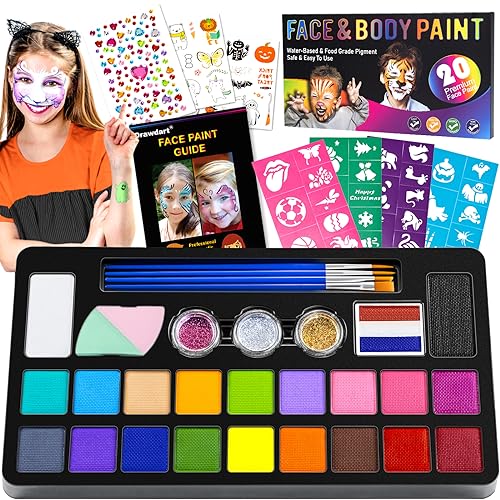 Drawdart Face Painting Kit for...