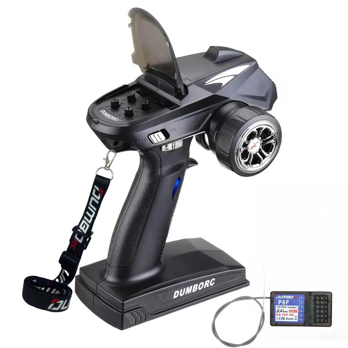 Amazon.com: DUMBORC X4 RC Radio Transmitter and Receiver P6F, 4