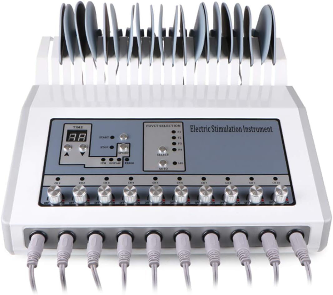 Elitzia Mikrostrom-Körperformer Elektronischer Muskelstimulator Fitness-EMS-Training TENS-Gerät zur Gewichtsreduktion Hautstraffung Bruststraffung Muskelregeneration ETKYDS871