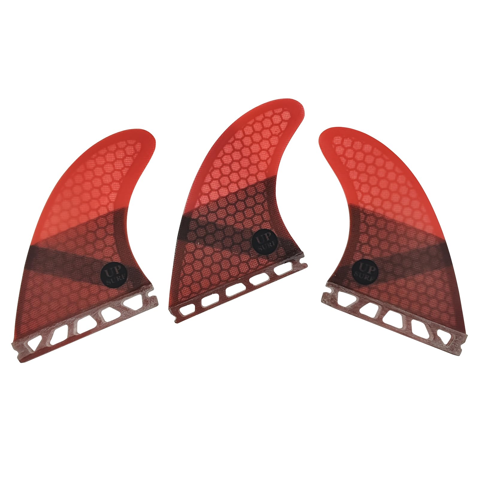 UPSURF Tabla de Surf Aletas Base Fibra de Vidrio Tri Fin Thruster Set