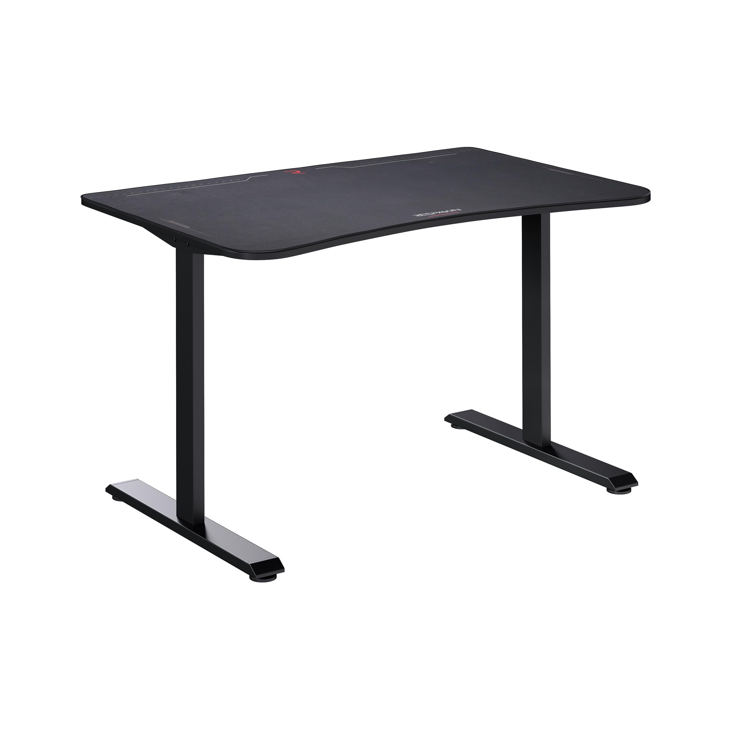 RESPAWN 1048 Gaming Desk - 48in Computer Desk With Mouse Pad, PC Workstation With Cable Management, Home Office Gaming Table - Black