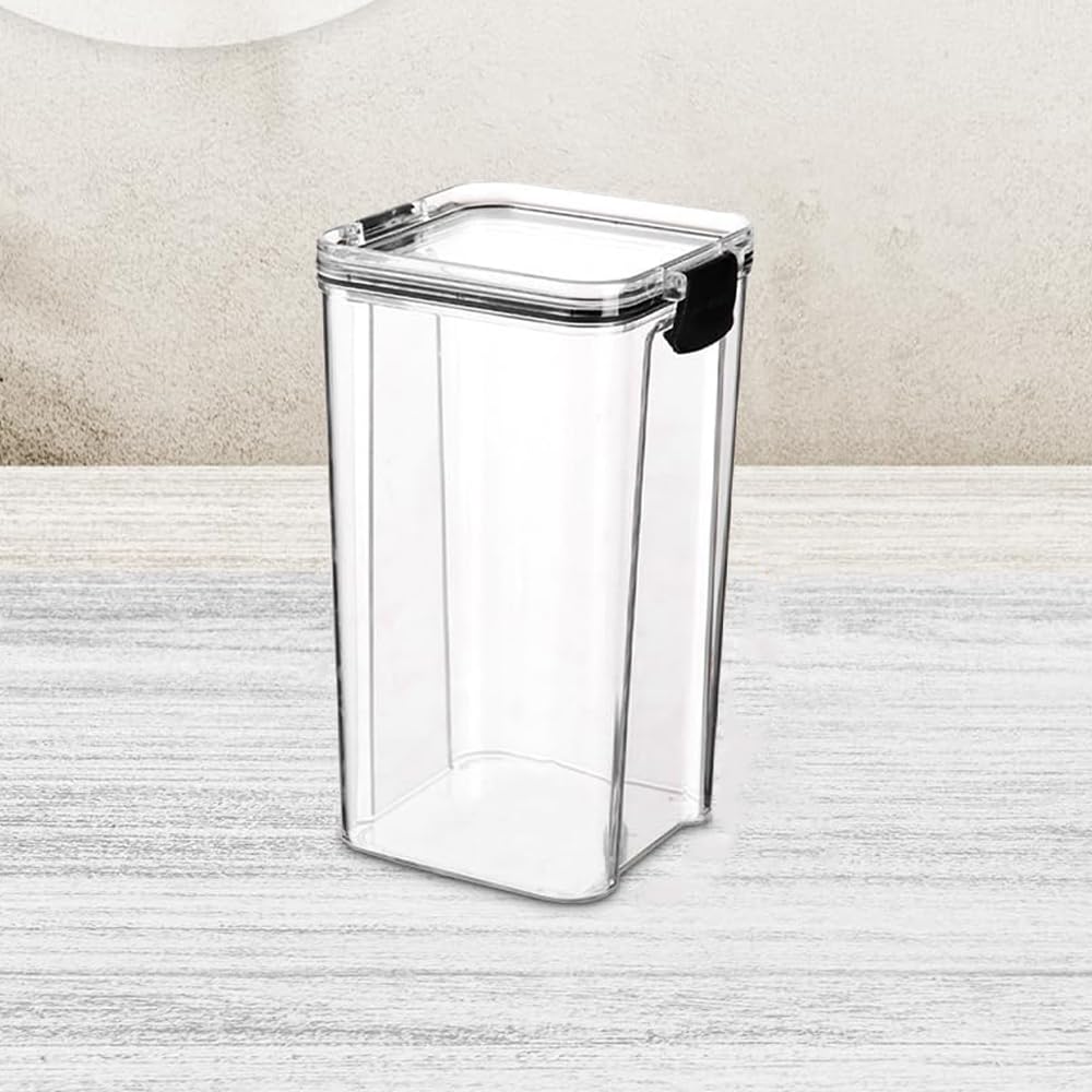 Kuber Industries Large Refrigerator Storage Crisper/Fridge Container with Airtight Lid (Transparent)