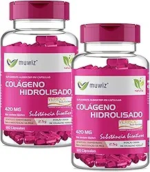 Colágeno Hidrolisado Verisol 420 mg 120 Cápsulas -2 Frascos