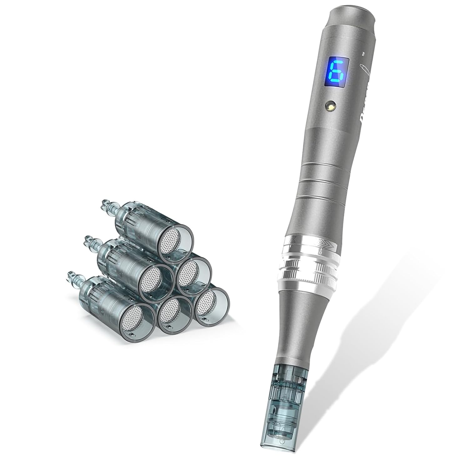 Microneeding Derma Roller Pen Micro Needle Roller Pen for Home Use Microneedle Roller Pen for Women Men Tools