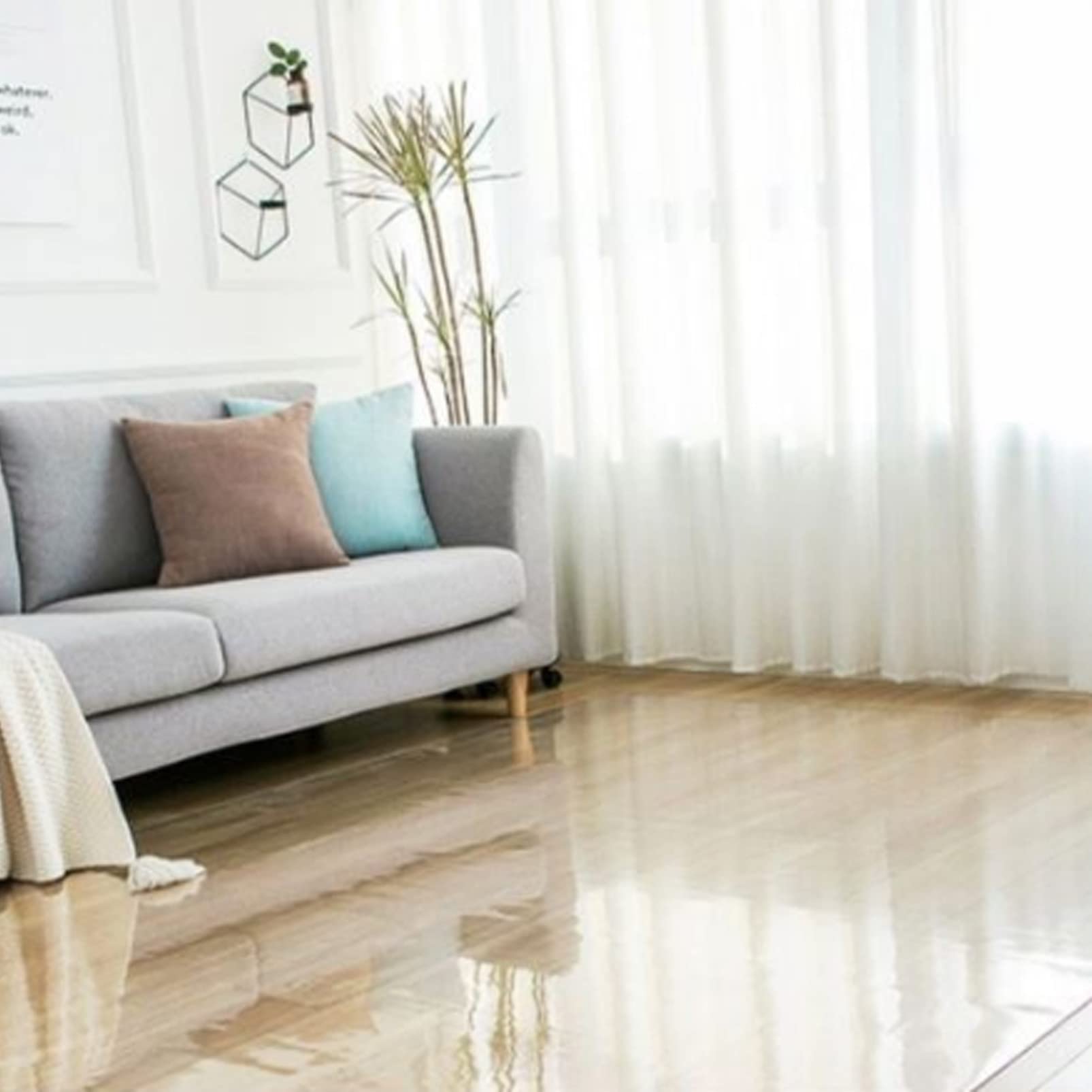 Alfombrillas antideslizantes de PVC para sillas de oficina, 80 x 100 cm, alfombrilla protectora para parquet y suelos duros, superficie transparente duradera de 1,5 mm de grosor