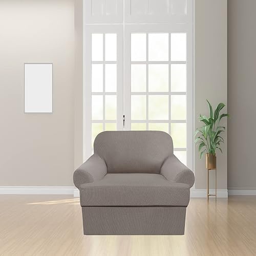 Miniatura 10 de Fundas para sofá de 3 piezas con cojines en forma de T, funda gruesa para sofá, protector de muebles, fundas elásticas para sofá con cojines en
