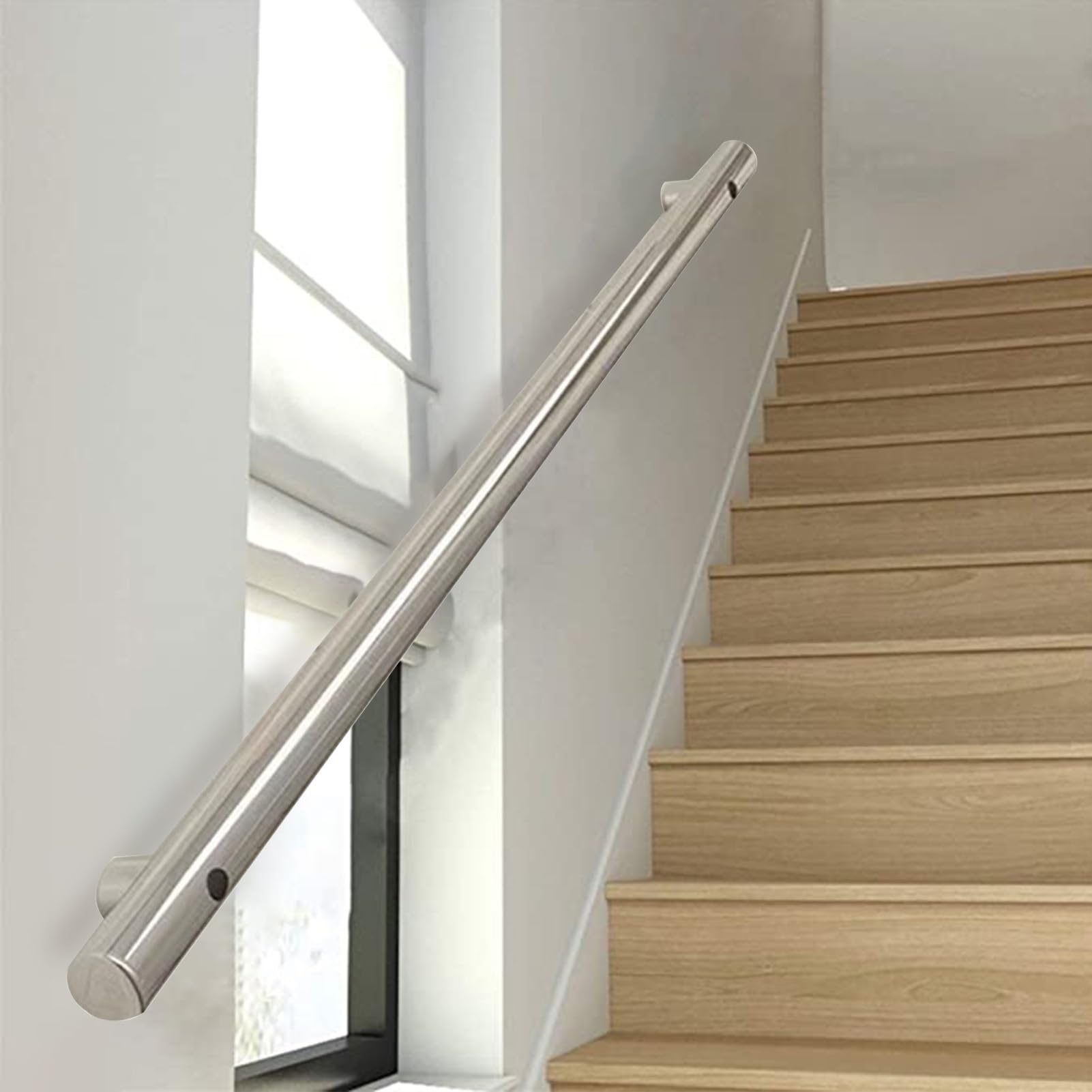 Main courante pour couloir et accès extérieur pour sécuriser l'escalier de la maison