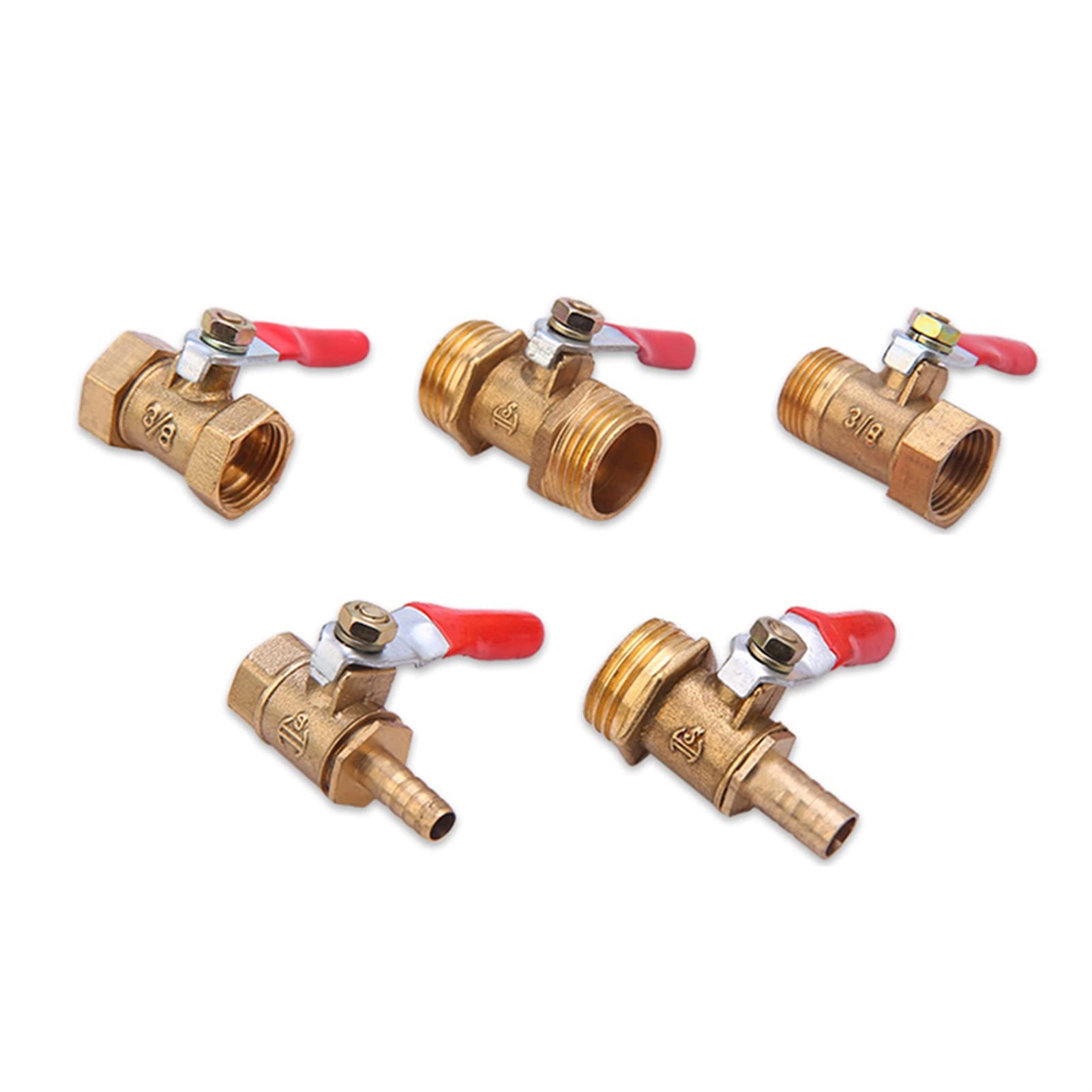 Raccord De Vanne D'eau En Laiton – Type Horizontal – 1 Pouce BSP – Neuf (Uxcell)