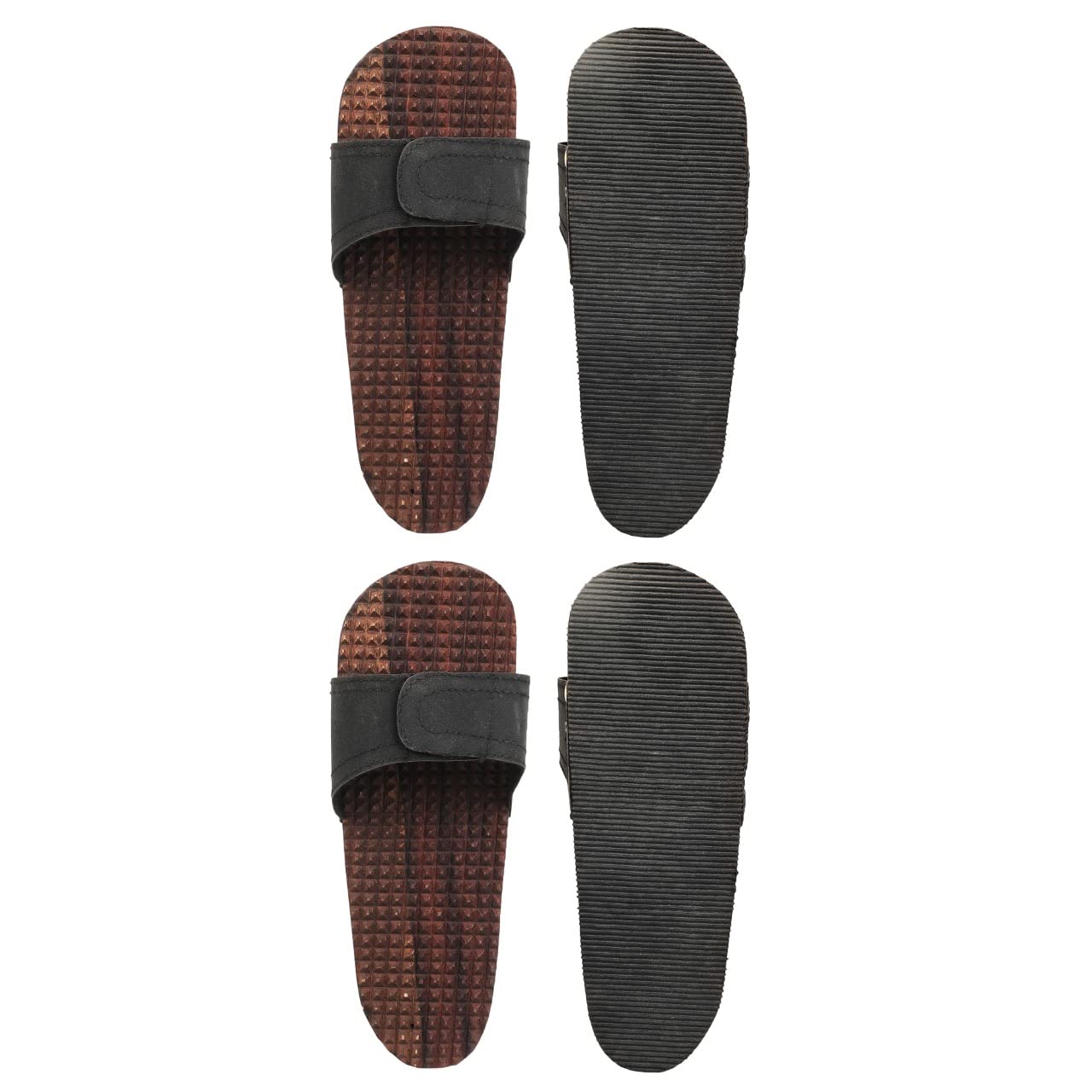 Karigar Creations Acupressure Slippers Unisex Wooden Relaxing Acupressure Foot Feet Massager Slippers Chappal for Good Health natural wood color Brown Size UK 8 (Pack of 2) (B0B2F2J8RY) Amazon Price History, Amazon Price Tracker