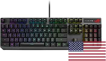 ASUS ROG STRIX SCOPE RX RED U.S.アスカ仕様 Amazon.com: ASUS ROG Strix Scope RX Gaming Mechanical