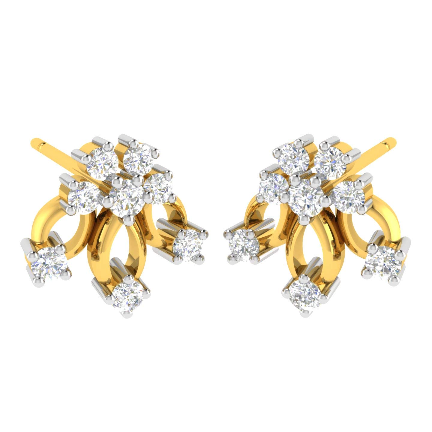18K (750) Diamond Earring