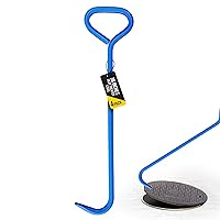 Vista 13 de T & T Tools Gancho para tapa de alcantarilla de 36 pulgadas, gancho simple de aleación de acero hexagonal de 5/8", para levantar tapas