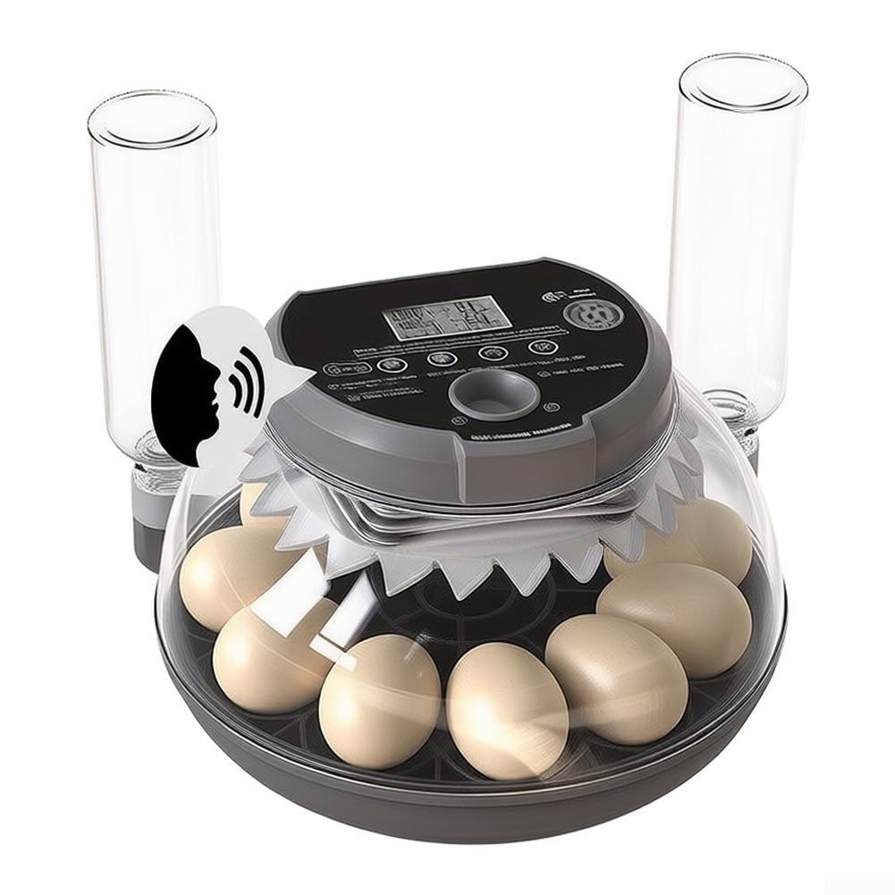 Incubatrice Automatica 12 Uova con Controllo Vocale