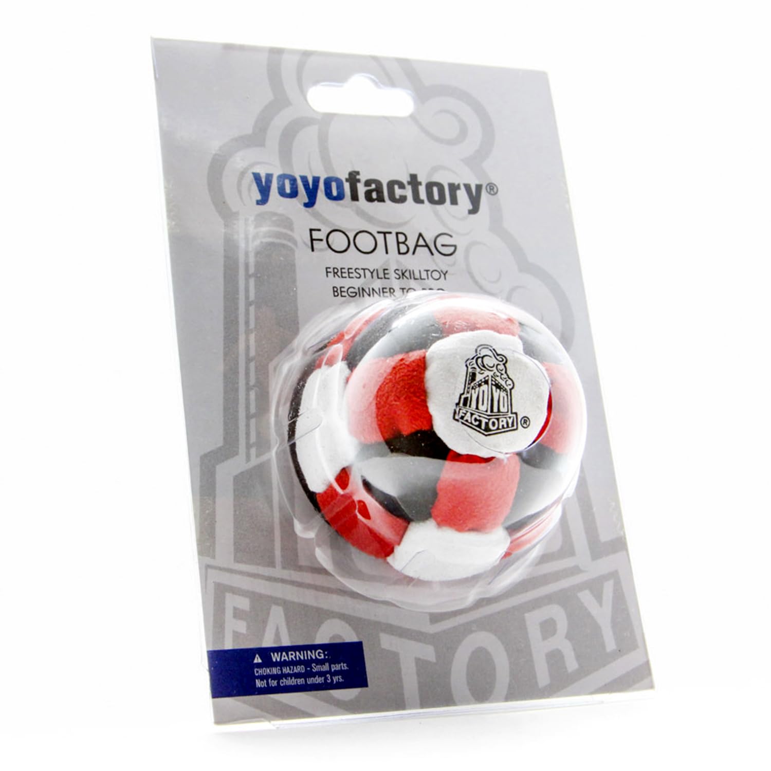 YOYO FACTORY Footbag Freestyle 26 Panneaux Rouge Noir
