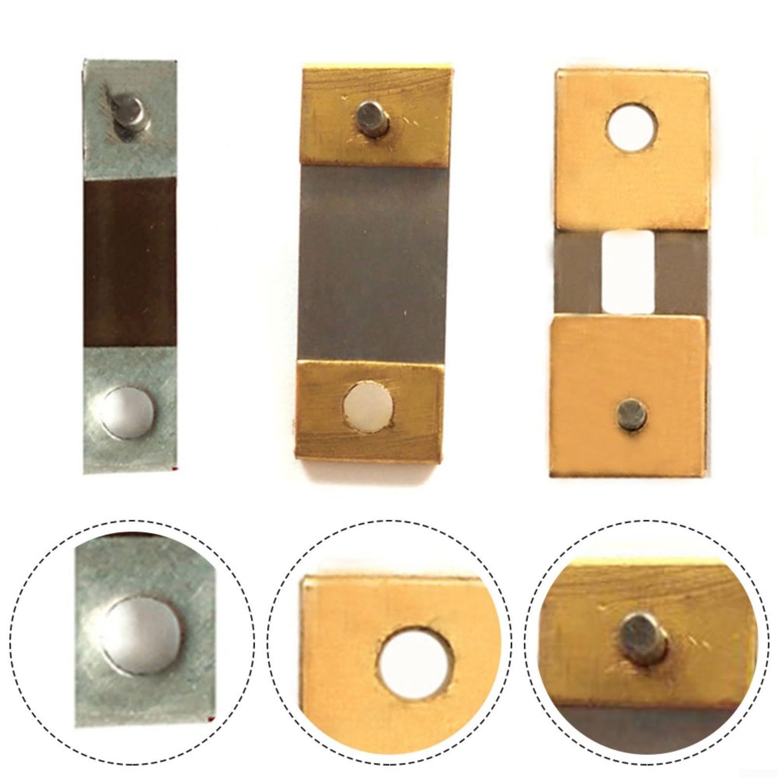 Metall-Uhr-Pendelfeder-Ersatzteil, für antike mechanische Uhren, Vintage-Schwenkmechanismus zum Aufhängen (21 x 8 mm)