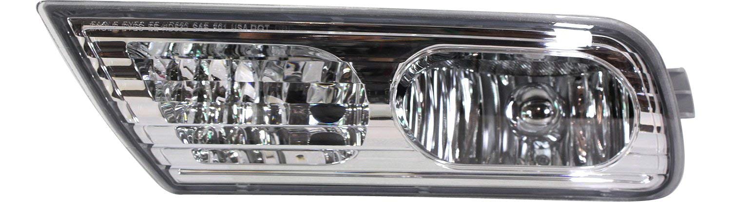 Evan Fischer Front Fog Light Set of 2 Compatible With 2007-2009 Acura MDX OE comparable Driver and Passenger Side