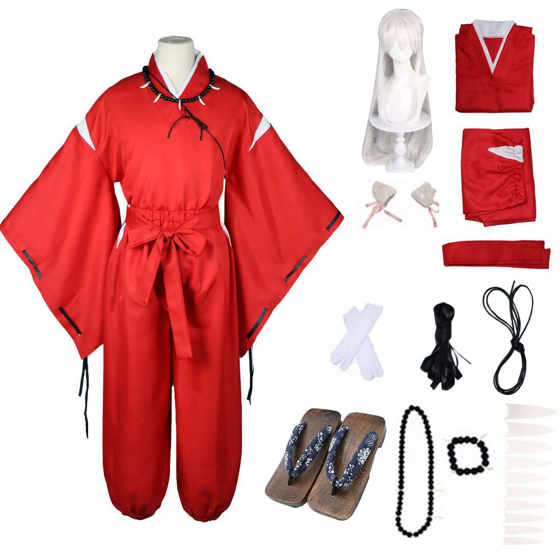 ACOS　犬夜叉　コスプレ　衣装　首飾りセット Amazon.co.jp: [趣味オンライン] 犬夜叉 コスプレ衣装 コスプレ