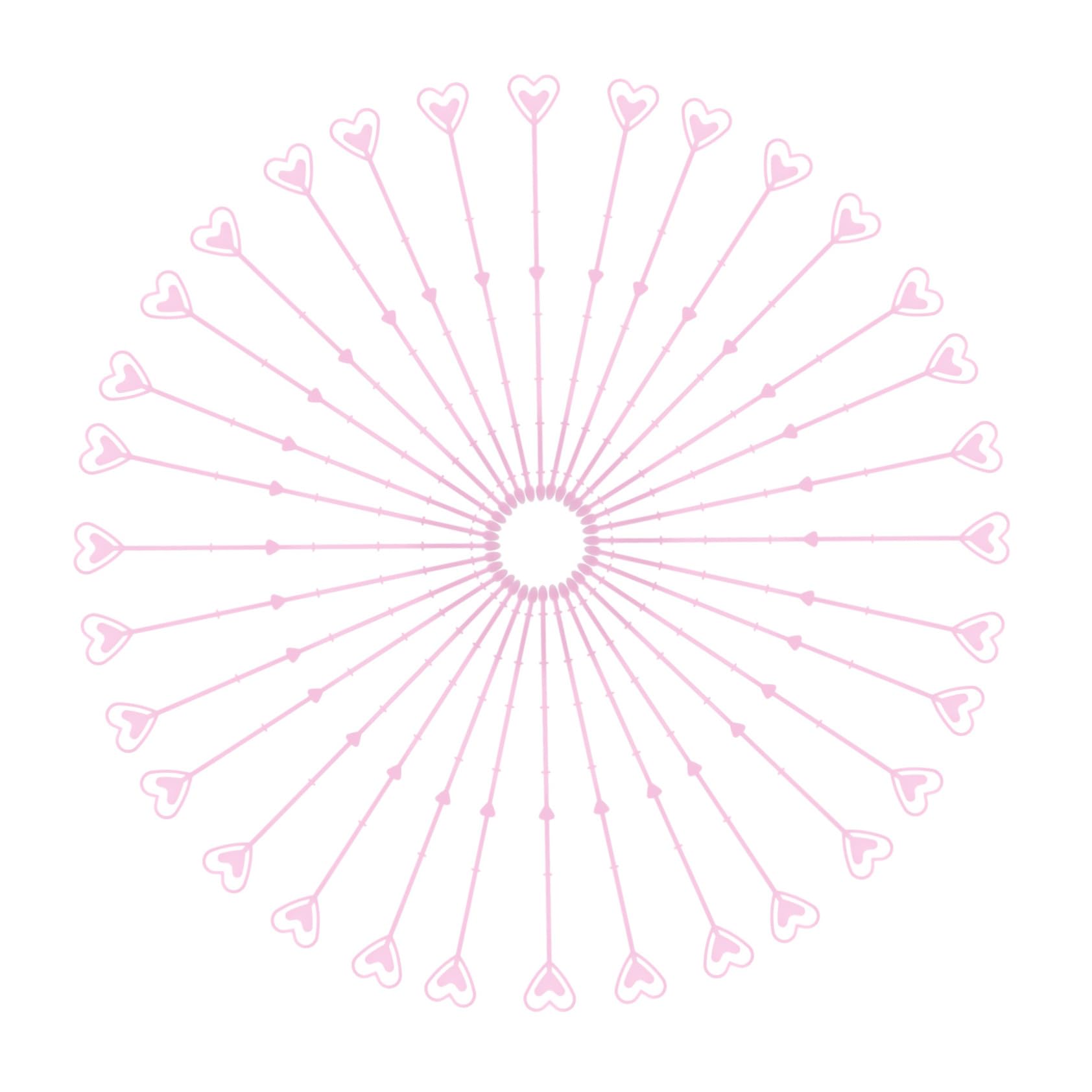 Operitacx 80pcs Card Holder for Bouquets: Plastic Floral Picks Heart Design 13.4inch - Floral Pick Card Holder - Picture Stick for Centerpiece and Flower Arrangements