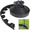Lawn Edging 10M32FT 5CM High Flexible Garden Edging Border with 30 Pegs, Outdoor Landscape Dividers, for Grass Flower Beds Yard and Paths