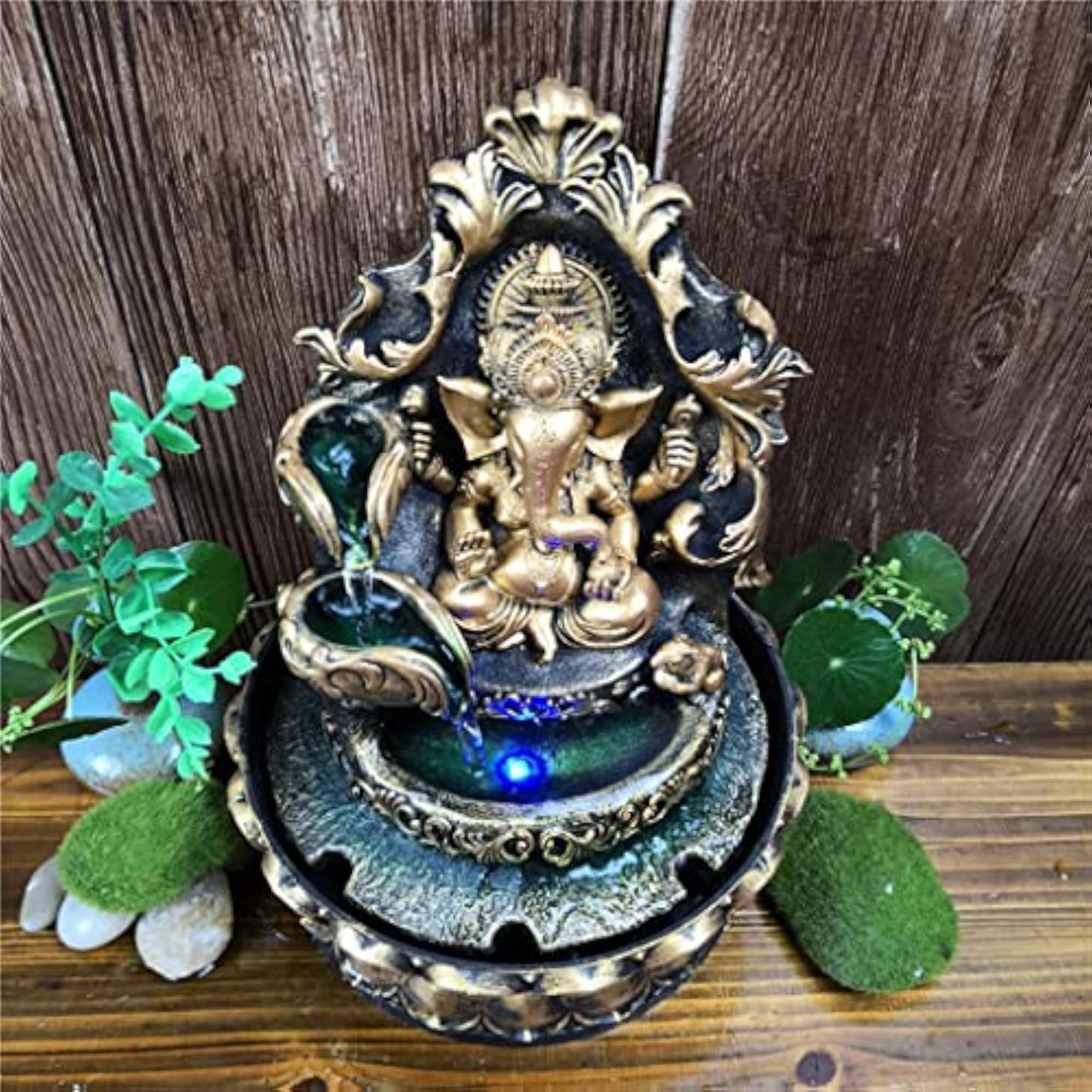 Lucky Hindu Ganesha Water Fountain Decoration