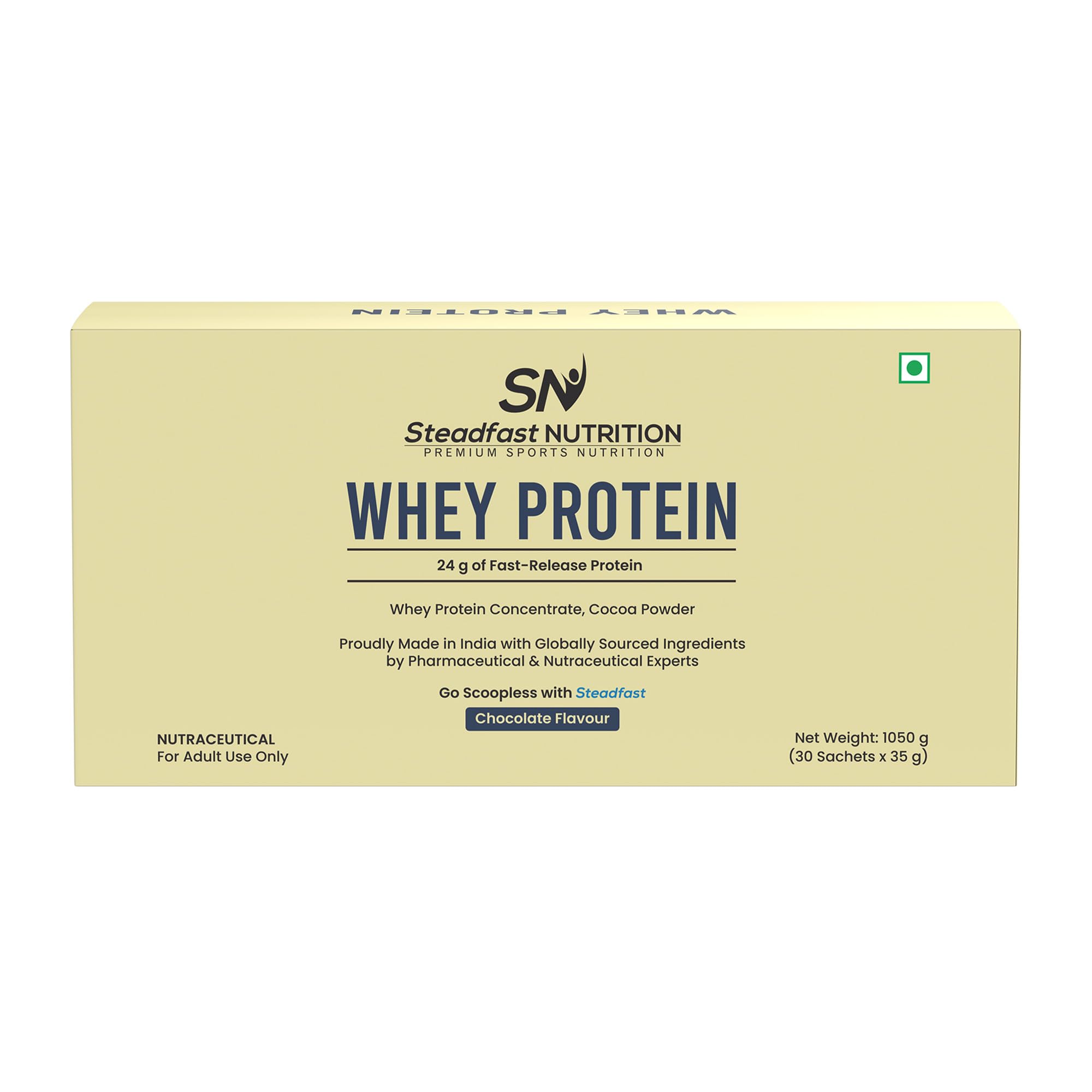 Steadfast Nutrition WHEY PROTEIN Concentrate (1.05kg), Chocolate, 30 Serv — Amazon image 6