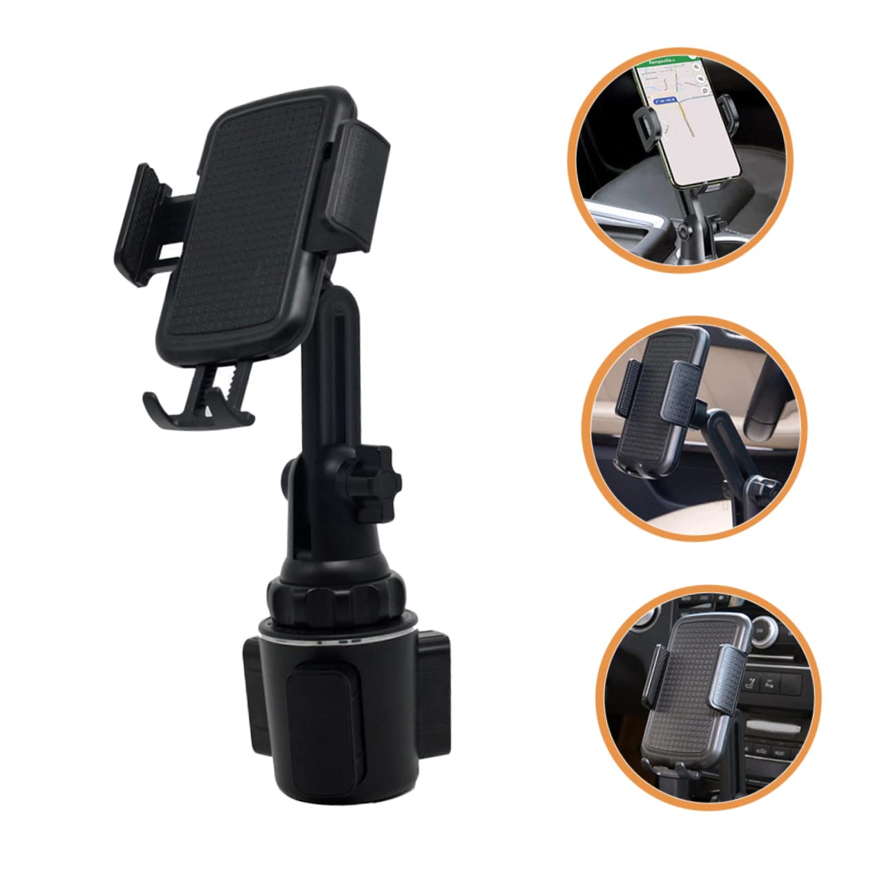 Supporto Regolabile per Telefono da Auto Base Espandibile in Abs, Presa Stabile e Installazione Facile, per Auto e Camion