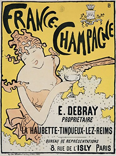France - Champagne Vintage Poster (artist: Bonnard) France c. 1891