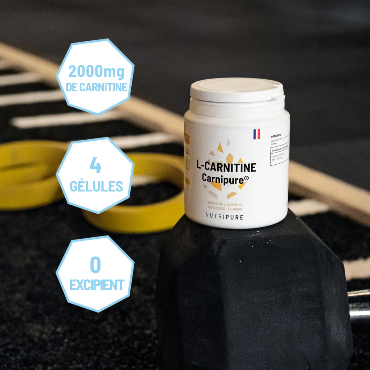 l carnitine in france Nutripure | L-Carnitine Carnipure 2000 mg | Pure Form | Ideal Before Training | 150 Capsules | Patented Carnipure Quality iSatori L-Carnitine LS3 Concentrated Liquid