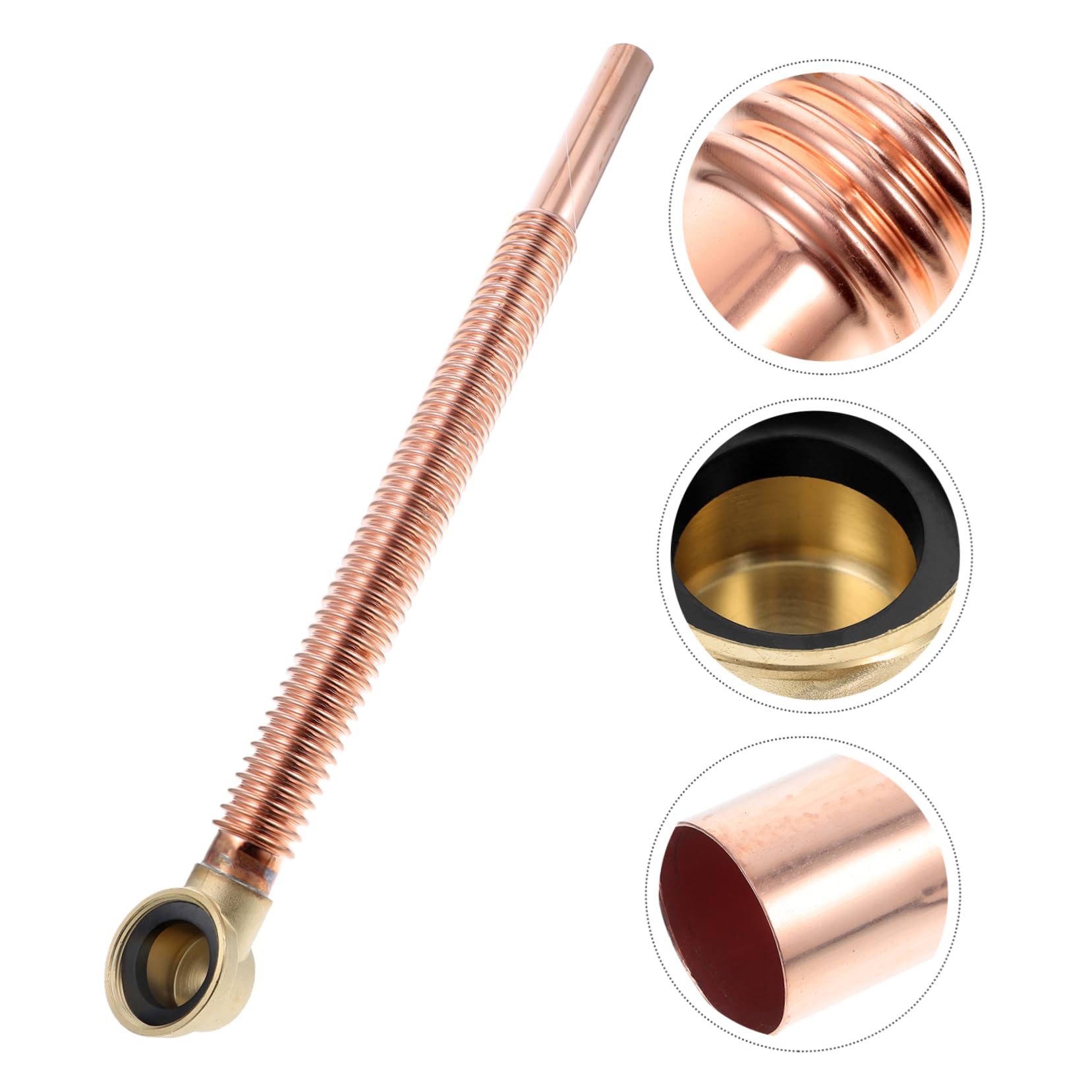 Veemoon 5stücke Bathtub Drain Pipe Aus Kupfer Flexibles Abflusssystem Für Badewannen Installieren Langlebig Verstopfungen Für Badezimmer Und Hotels