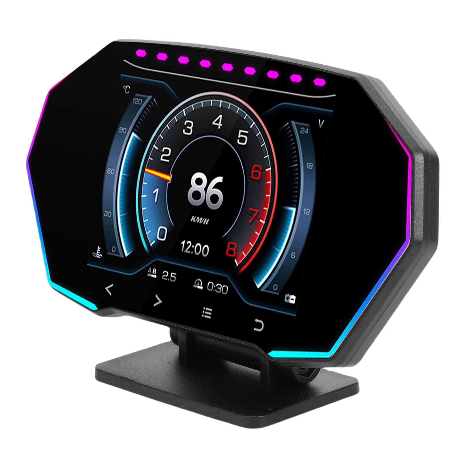 Domary OBD GPS Speedometer and Inclinometer for Comprehensive Alerts in