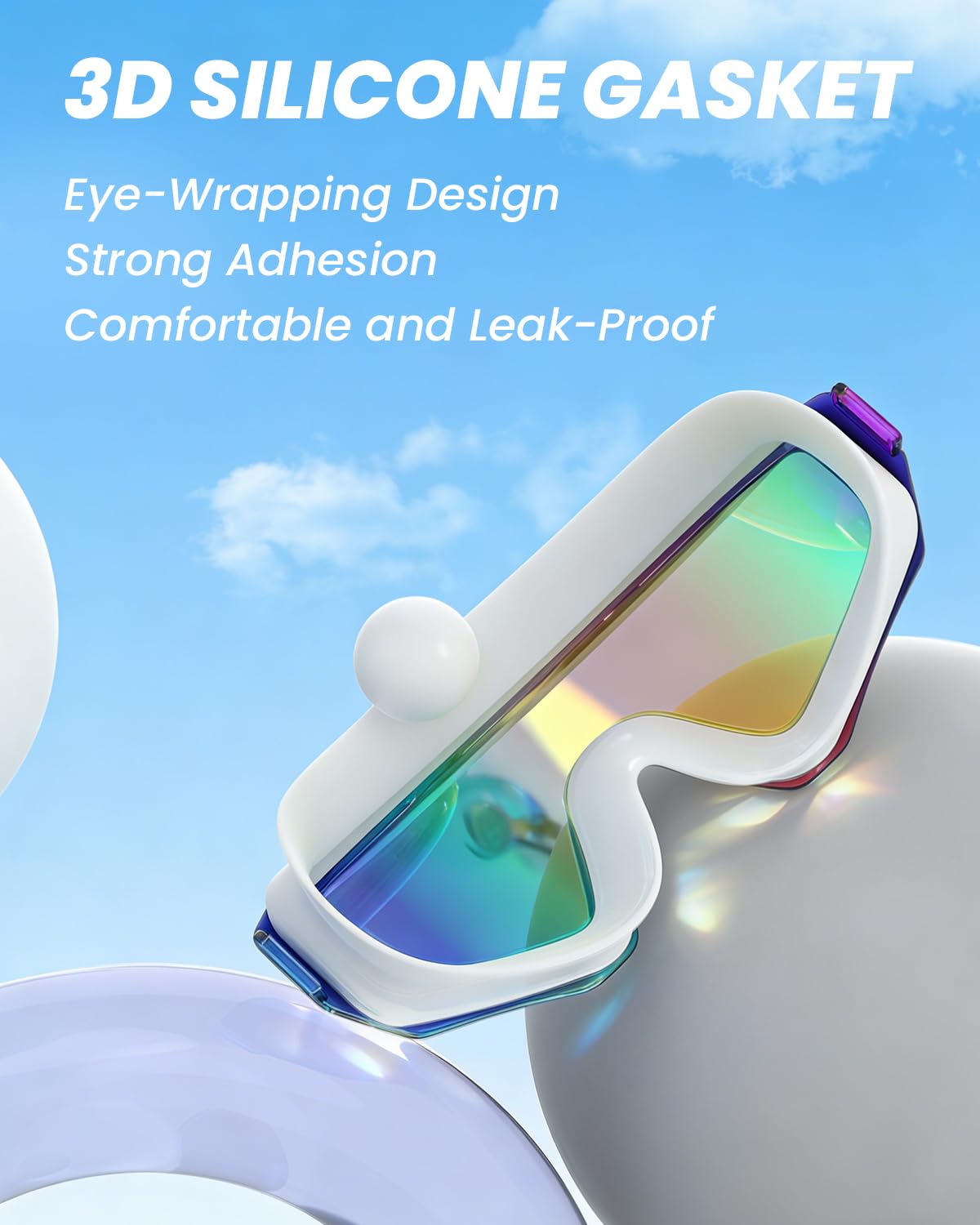 Schwimmbrille für Unisex-Erwachsene Damen