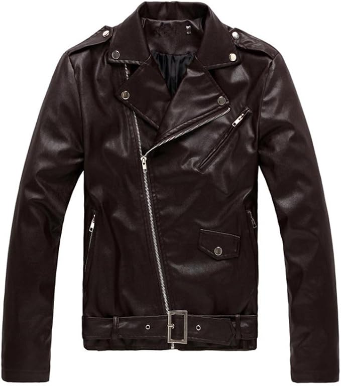 Amazon Fashion Maker F M レザージャケット メンズ Puレザー ジャケット ライダースジャケット 長袖ジャケット フェイクレザー アウター コート 大きサイズ シンプル コート ジャケット 通販 Amazon Fashion Maker F M レザージャケット メンズ Puレザー ジャケット ライダースジャケット 長袖ジャケット フェイクレザー アウター コート 大きサイズ シンプル コート ジャケット 通販