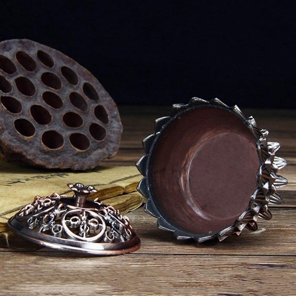 Räucherstäbchen Räuchergefäß Halter Räuchergefäß In Lotusform, Kreatives Räuchergefäß, Heimbüro, Dekoration, Räucherstäbchenhalter Aus Metall Zuhause Büro Yoga