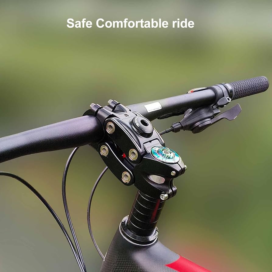 Suspension Ste For Bicycles, Shock-Absorbing Bike Handlebar Ste Alloy