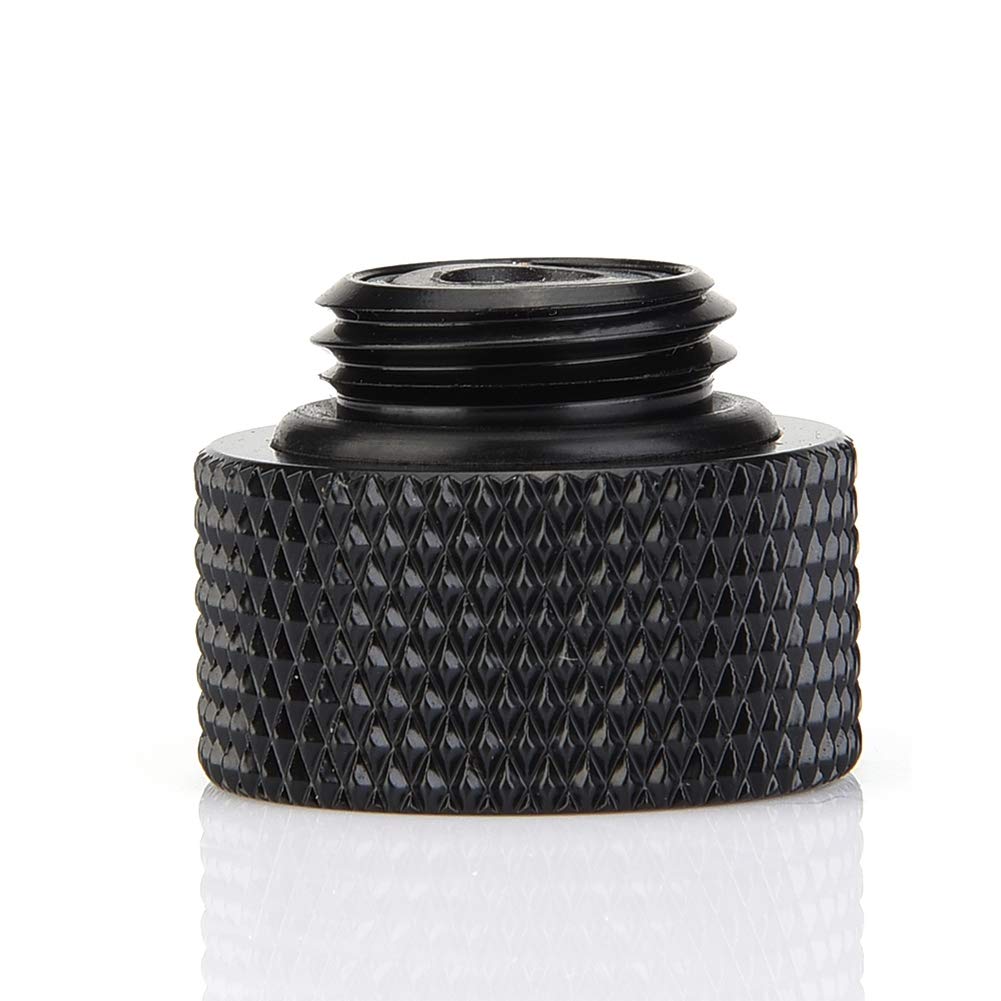 Adapter do chłodzenia wodą G1 / 4, gwint ASHATA miedziany G1 / 4 PC Chłodzenie wodą Proste złącze wtykowe, korek odpowietrzający Złącze korka wylotowego do komputerowego chłodzenia wodą (czerwony)