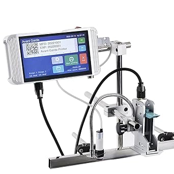 Automatic 7 inch Online 12.7mm TIJ Thermal Inkjet Printer with Stand