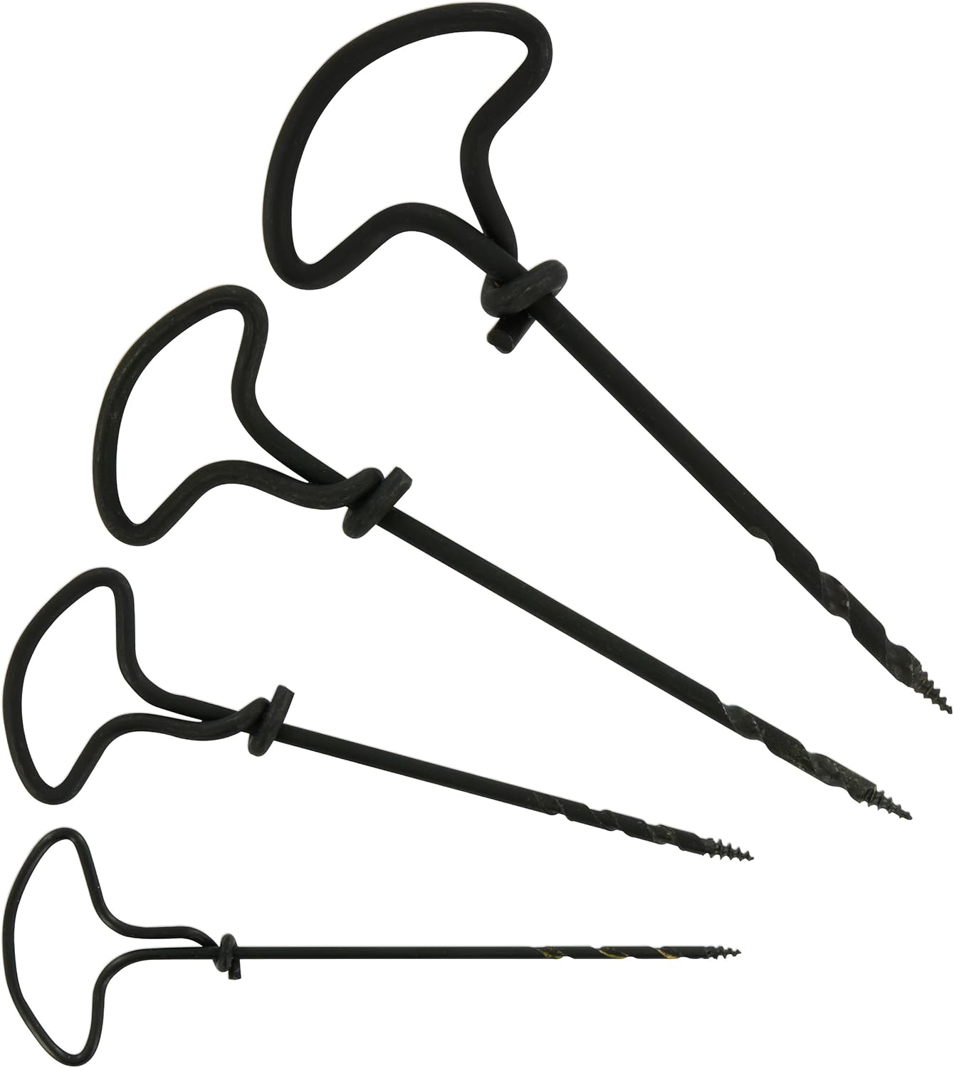 TIVOLY - Set of 4 Wood Auger Bits Made in France - for Manual and Traditional Wood Drilling - Ø1/12.5"-1/8"-5/16"-3/16" mm