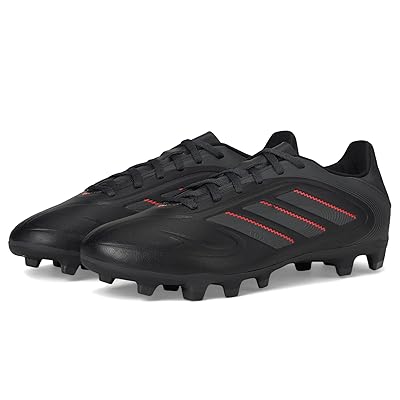 adidas Copa Pure 3 Club Firm Ground/Multi Ground Soccer Cleats Soccer Shoes Black/Carbon/Lucid Red