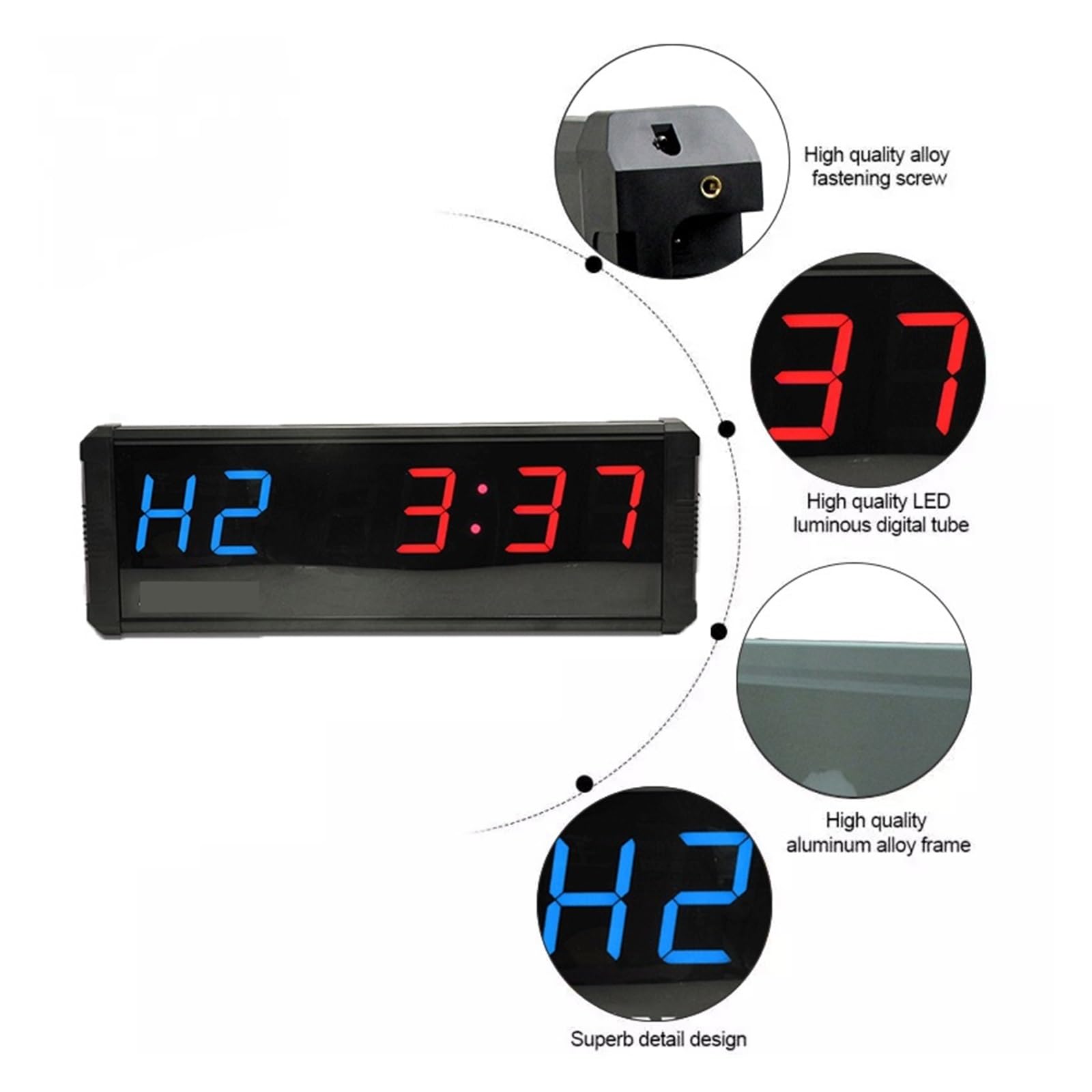For timer da palestra dal design personalizzato programmabile 4 pollici e più popolare