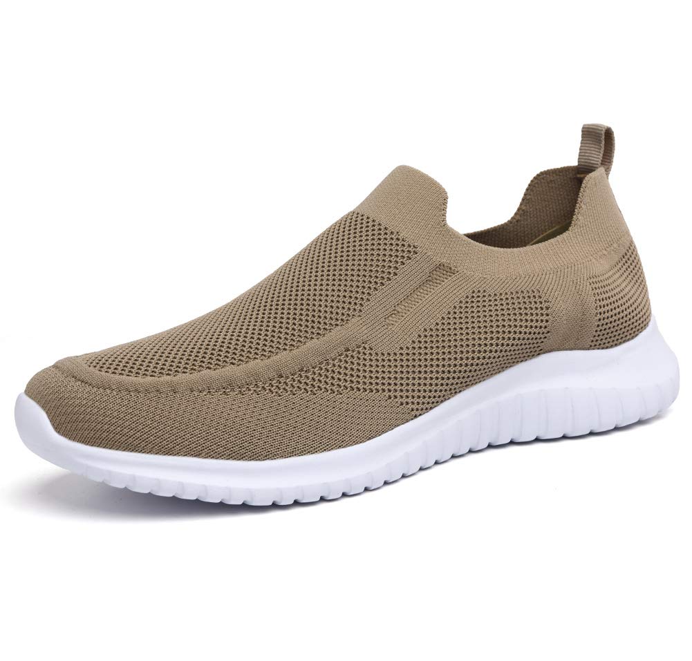 TIOSEBON Herren Slip On Sportschuhe Lässige Tennis Turnschuhe Leicht Laufen Gehen Schuhe