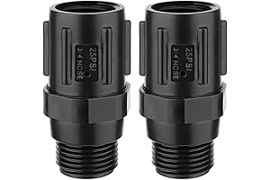 2 Pack 25PSI Garden Water Hose Pressure Regulators
