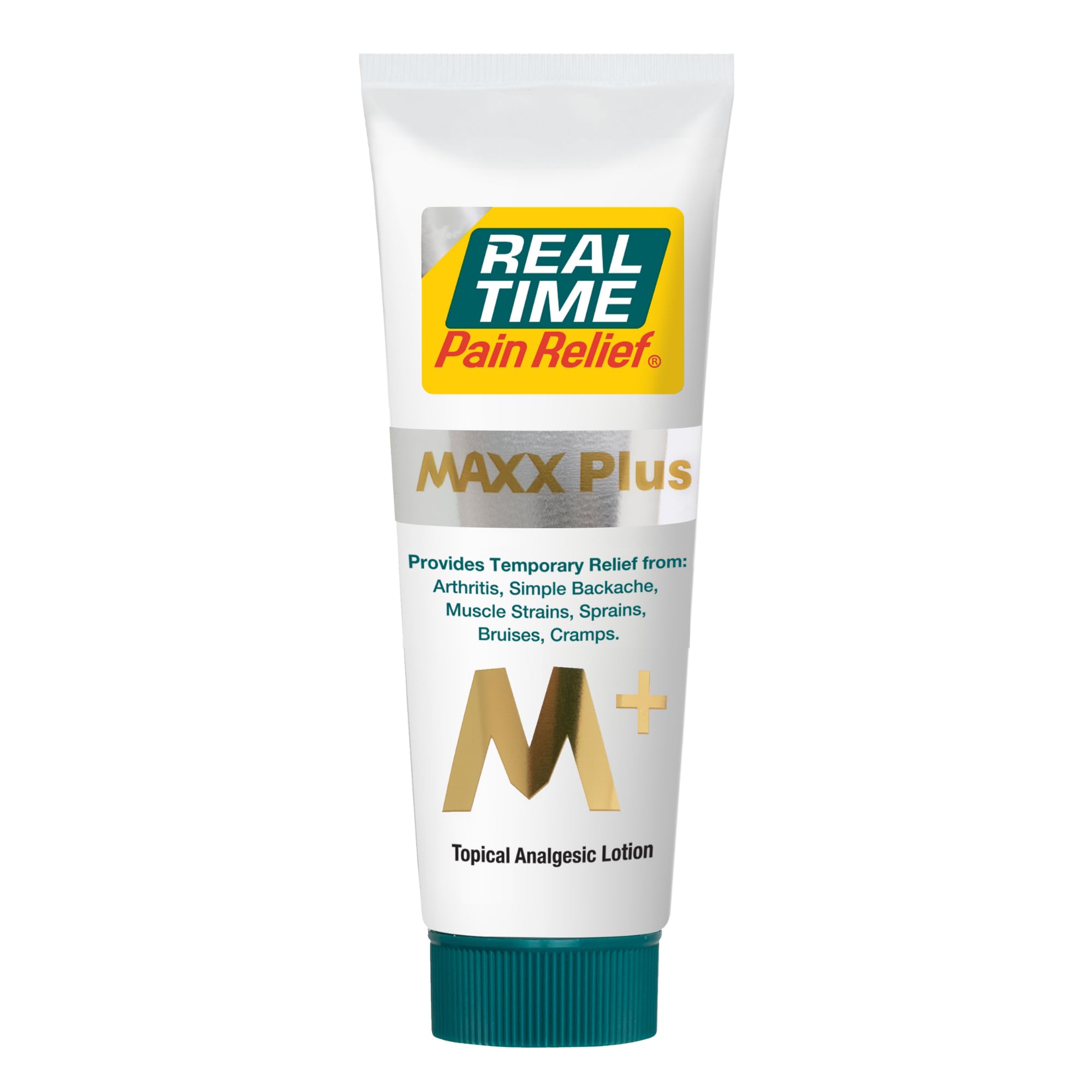 Real Time Pain Relief MAXX Plus - 3oz Tube | Intensive Formula with 19 Natural Ingredients Including Hemp Oil | Fast-Acting Relief for Muscle Pain, Arthritis, Backaches, and More