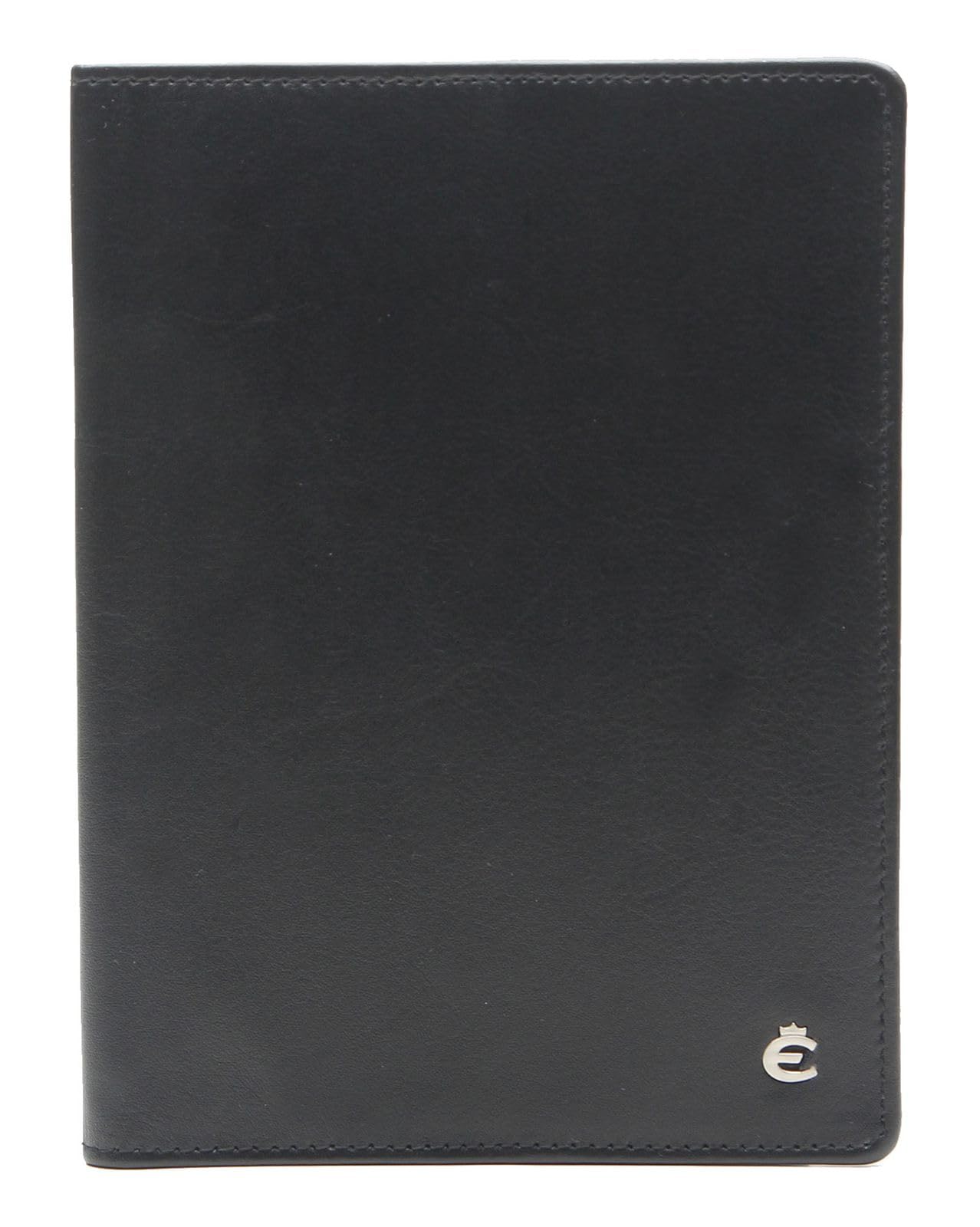 Esquire Passport Holder 31404900 Black 00 10.5 x 14 cm Hombre, Black 00, 10,5 x 14 cm, Casual