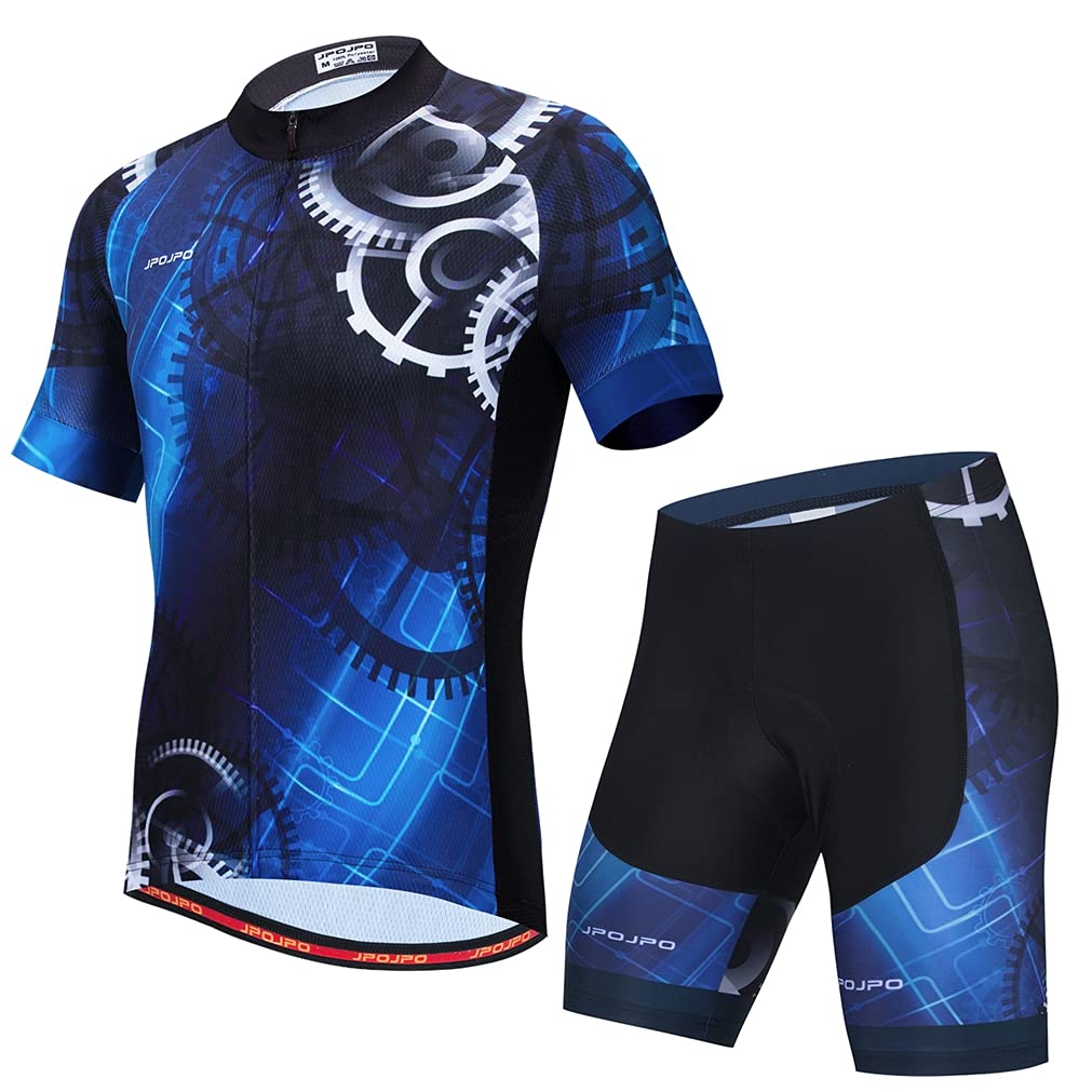 Cycling Jersey Mens Short Sleeve Bike Jersey Riding Tops Outdoor MTB Cycling Clothing