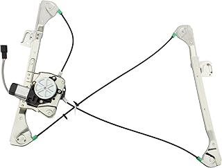Front Driver Side Power Window Regulator and Motor Assembly Fit for Oldsmobile Alero 1999-2004, for Pontiac Grand Am 1999-2005 2-Door Coupe Replace# 22619443, 22702141, 89044649, 89045625